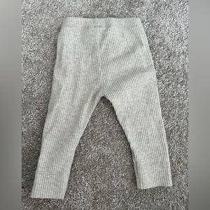Jamie Kay Ribbed Gray Kids Bottoms
